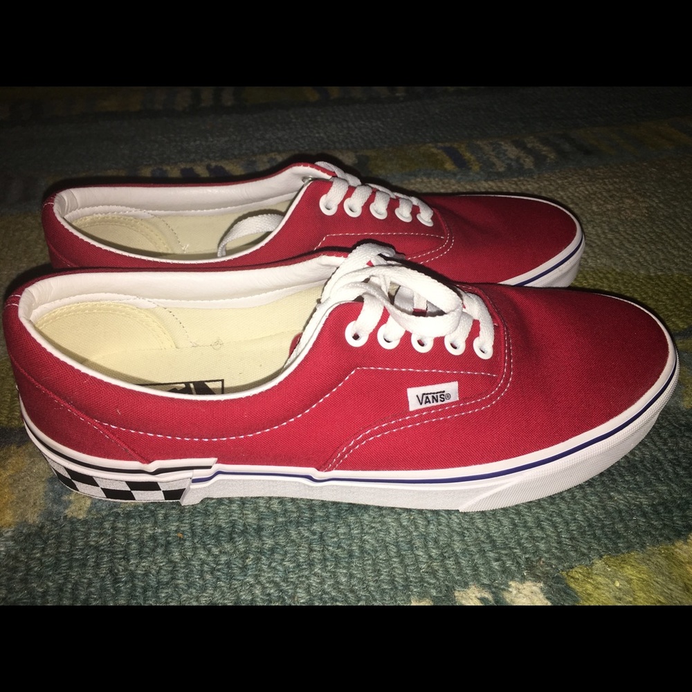 Vans Classics Red Mens 9.5 Women’s 11